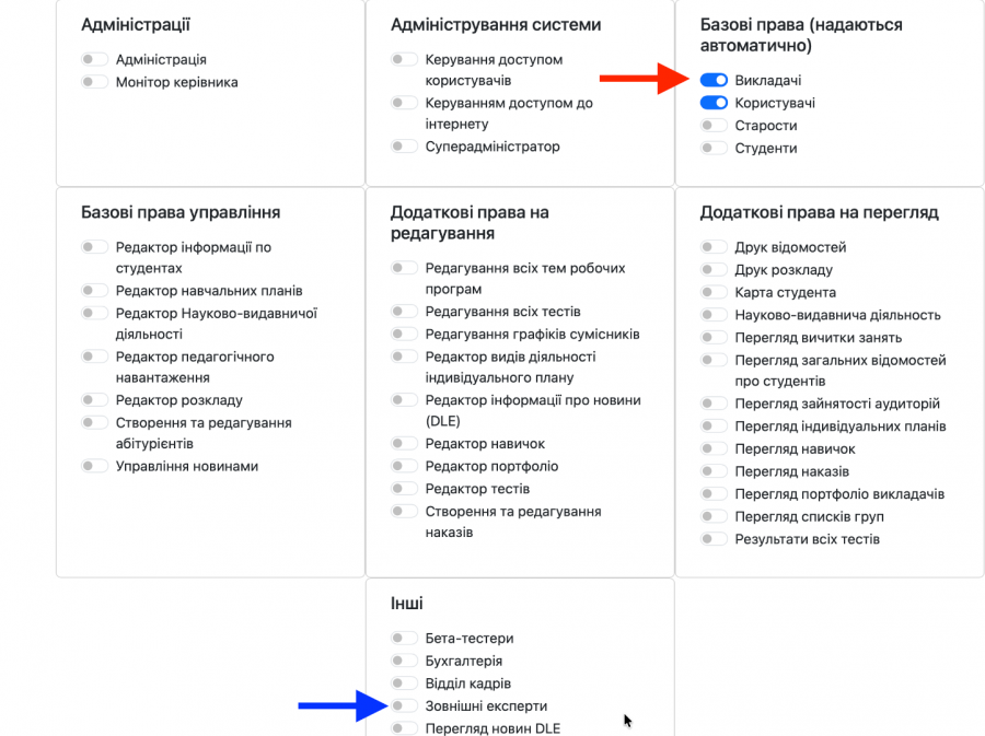 Інструкція: Налаштування доступу для зовнішніх експертів