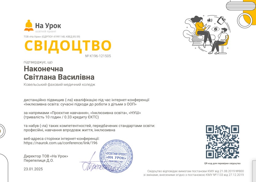 Інклюзивна освіта: сучасні підходи до роботи з дітьми з ОПП