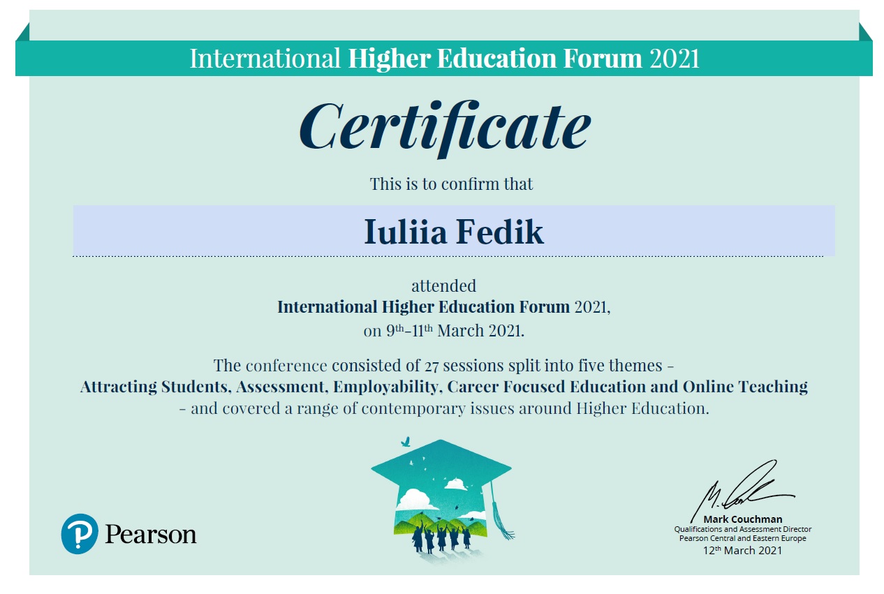 International Higher Education Forum 2021