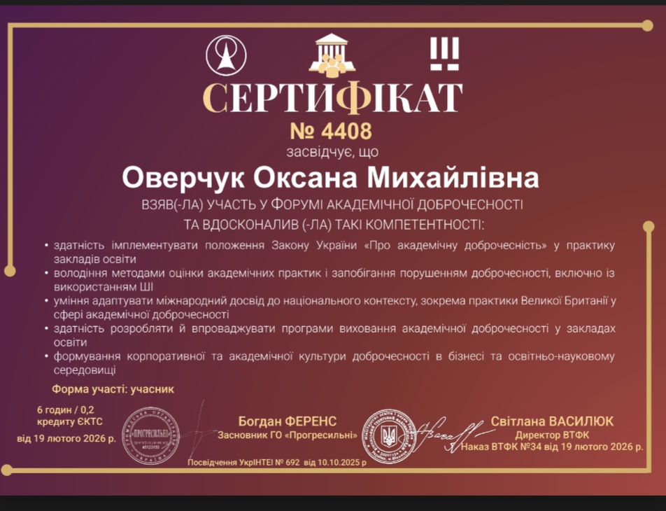 Академічна доброчесність