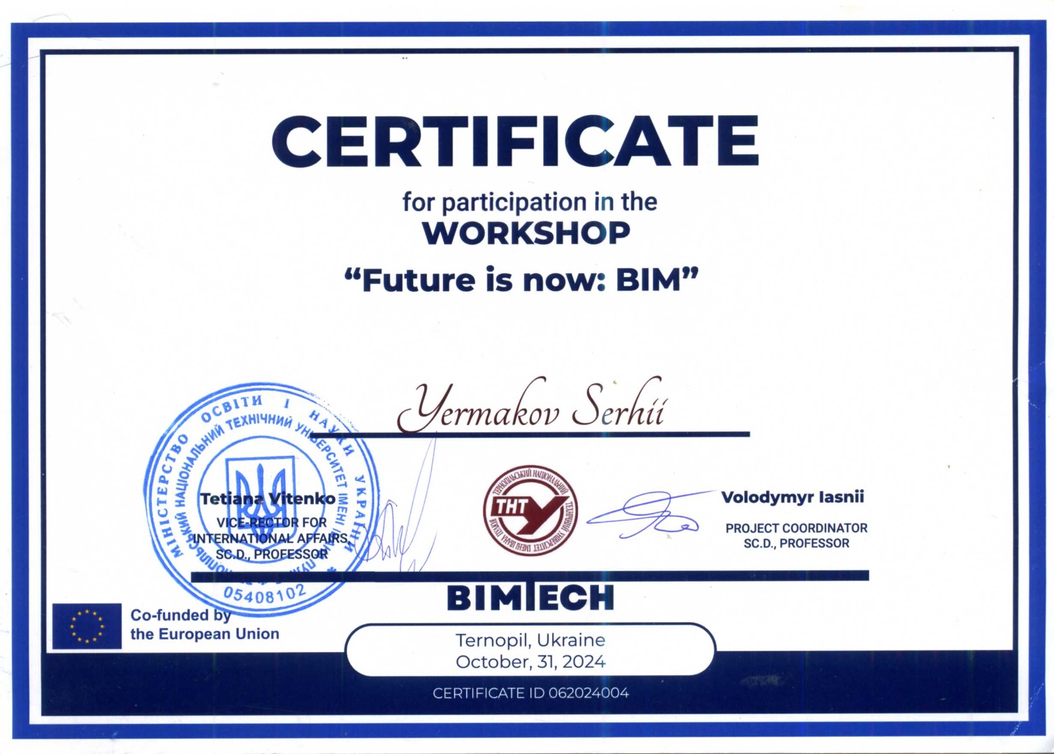 Workshop "Future is now: BIM"