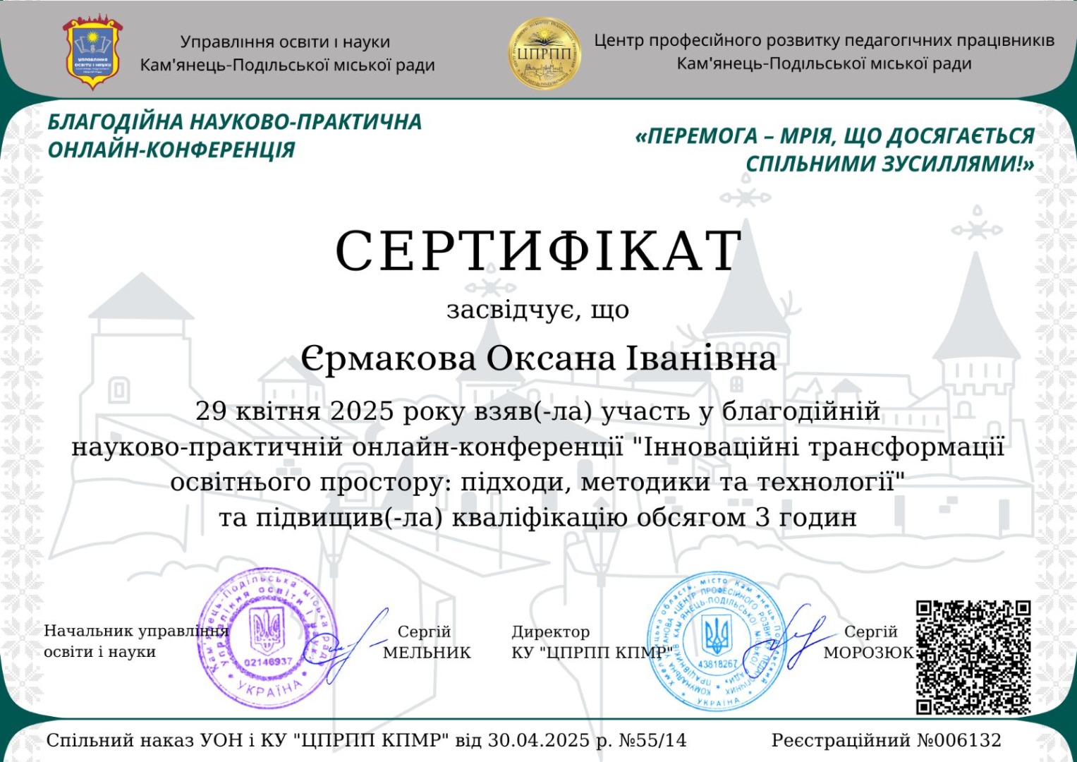 Інноваційні трансформації освітнього простору: підходи, методики та технології