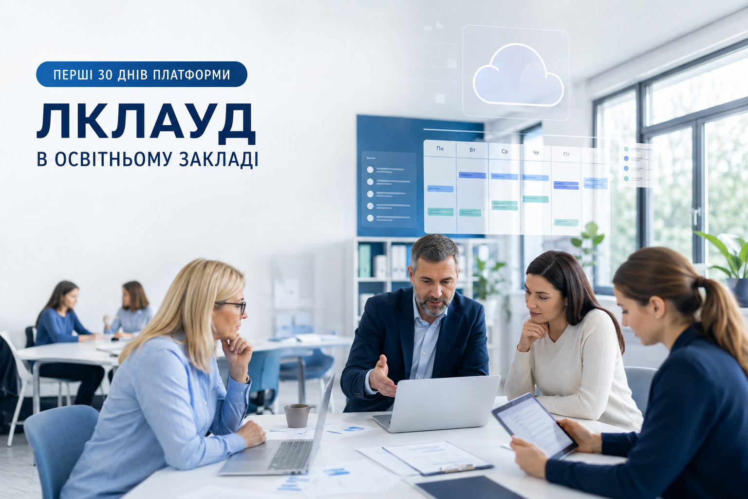 Перші 30 днів із ЛКЛАУД: покроковий план запуску для закладу освіти