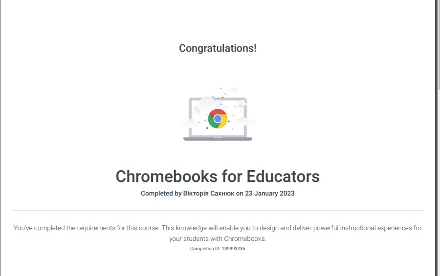 Chromebooks for Educators