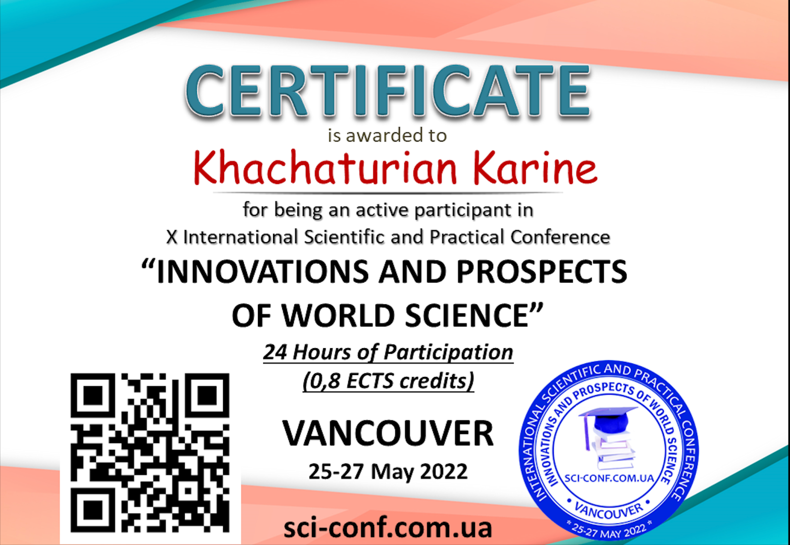 Innovations and prospects of world science