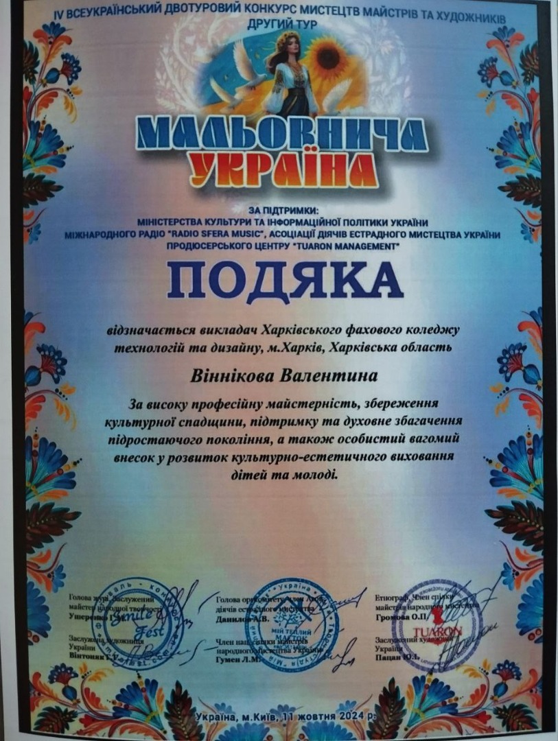 IV Всеукраїнський двотуровий конкурс майстрів та художників "Мальовнича Україна". Другий тур, м. Київ