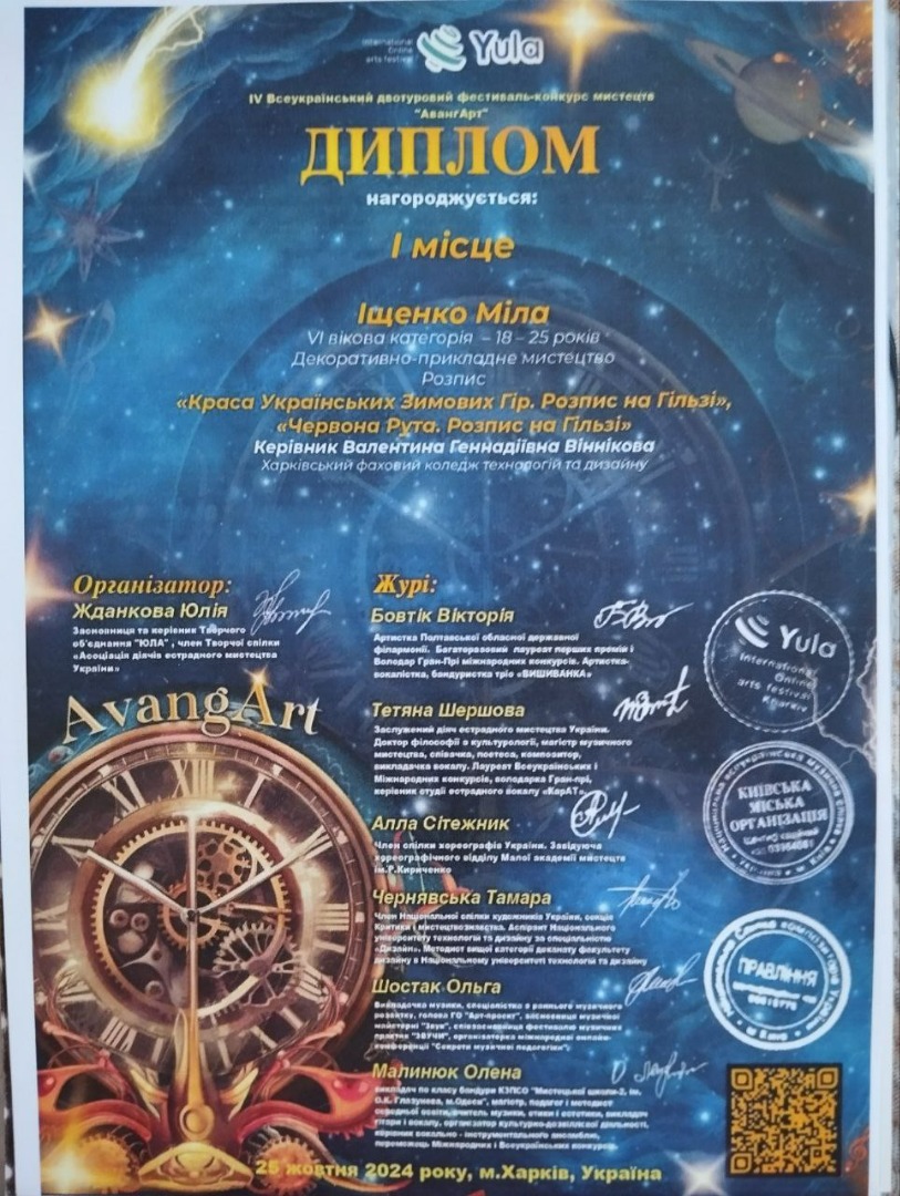 ІV Всеукраїнський двотуровий фестиваль-конкурс мистецтв"АвангАрт", м. Полтава